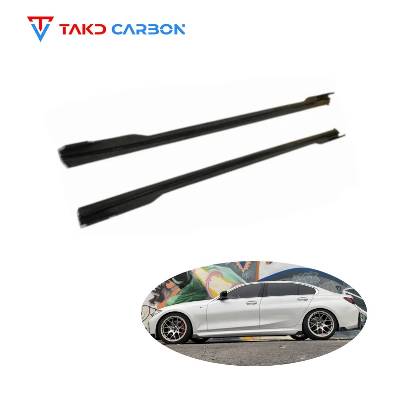 

Factory Wholesale Car Body Kits Side Extension Dry Carbon Fiber Side Skirts for bmws G20 G28 3 Series 2023
