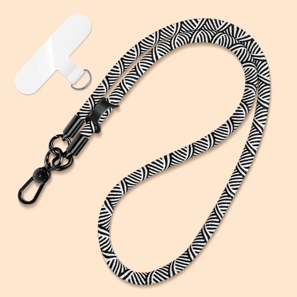 

10mm Rope Mobile Phone Lanyard 360° Rotation Neck Hanging Crossbody Phone Strap Anti-Lost Anti Winding Mobile Phone Chain