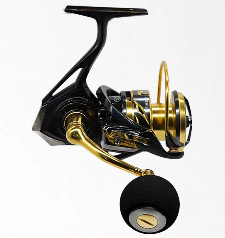 Aluminum alloy main body metal screw in rocker arm 10KG Braking force 10HPB+1RB SKD seawater fishing reel