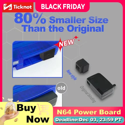 Placa TicKnot 15V/3A de repuesto N64PSU tipo C PSU Mod para Nintendo 64 placa de alimentación para consola de juegos N64