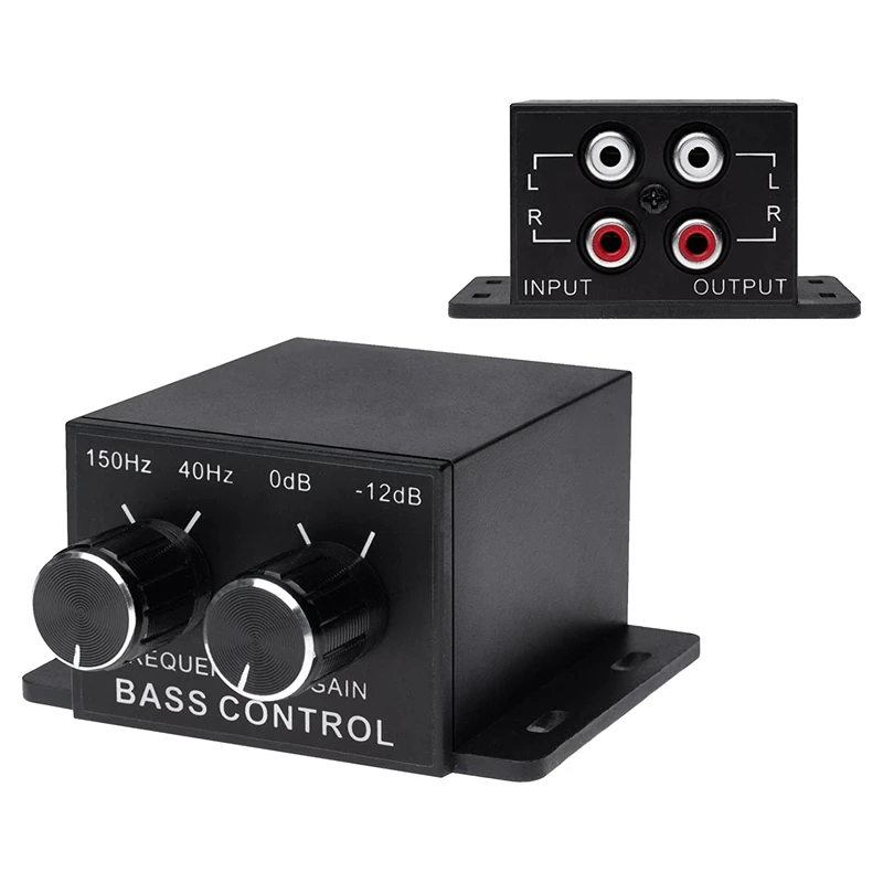 Universal Car Audio Amplifier Bass RCA Level Remote Volume Control Knob,It Is Suitable For Most Of The Cars