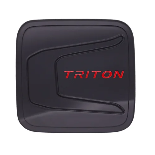 Imagen 1 del producto Cubierta para tanque de combustible, accesorios para MITSUBISHI TRITON 2019- 2022, color negro mate ABS