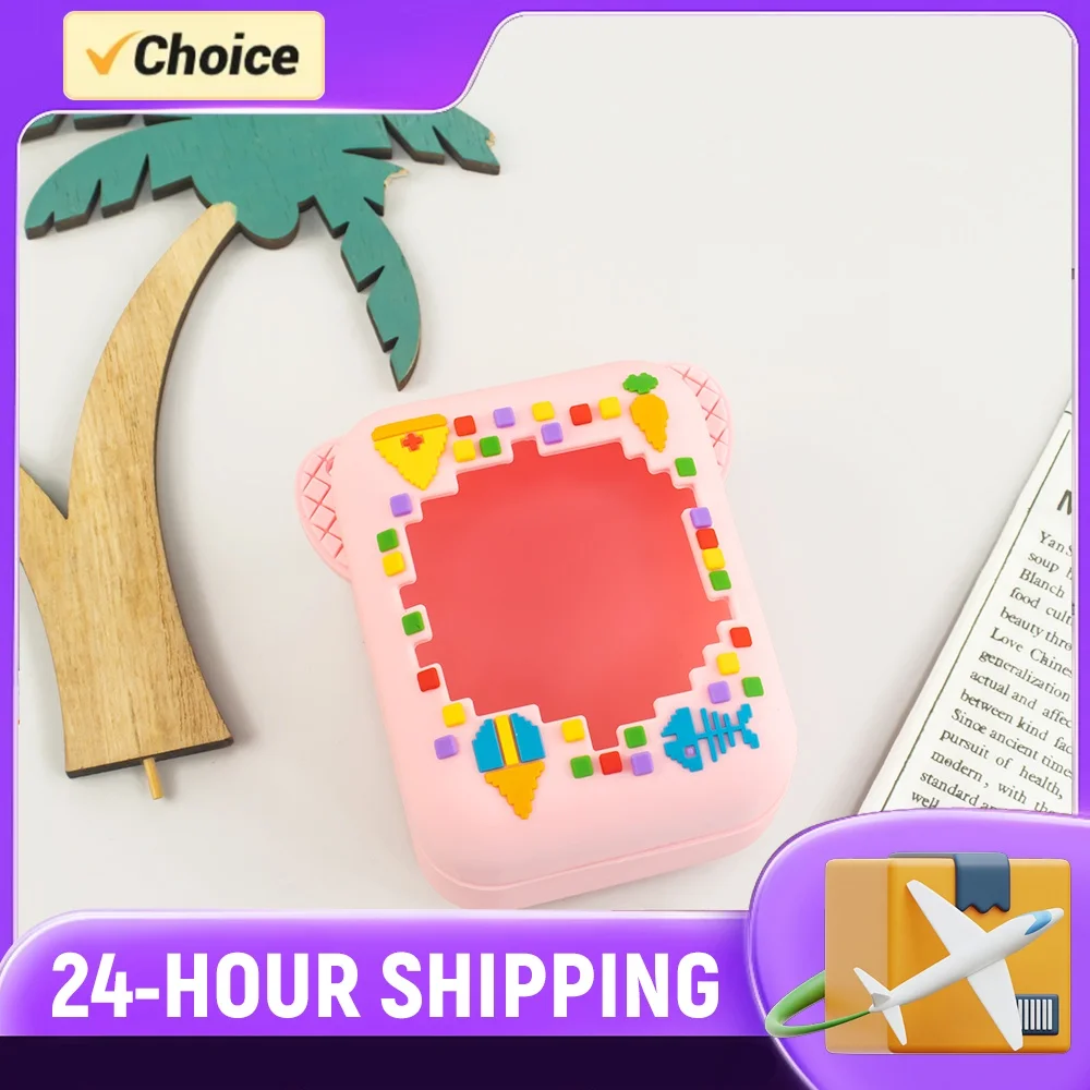 Silicone Carrying Case Waterproof Shockproof Protective Cover with Lanyard Silicone Case for Interactive Virtual Digital Pet