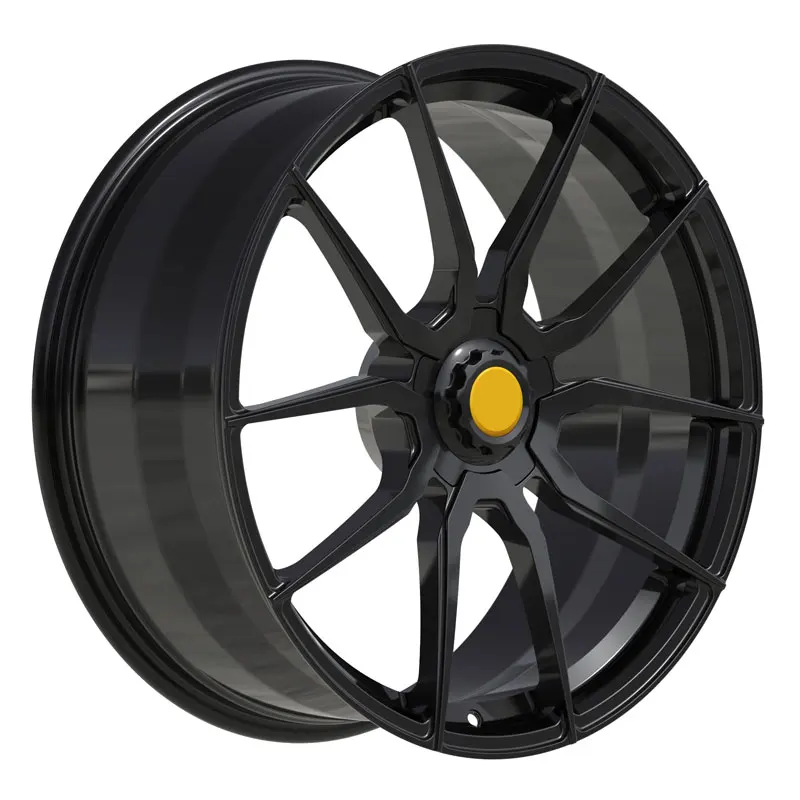 Maining Forged Flat Free Rims Black Plating Forged Custom Wheels 6061-t6 Aluminum Alloy Forged Car Wheel Rim
