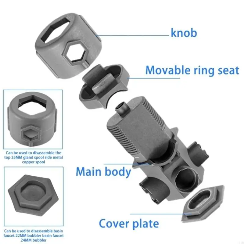 

Многофункциональный водопроводной инструмент для эффективного обслуживания смесителя и труб в домах