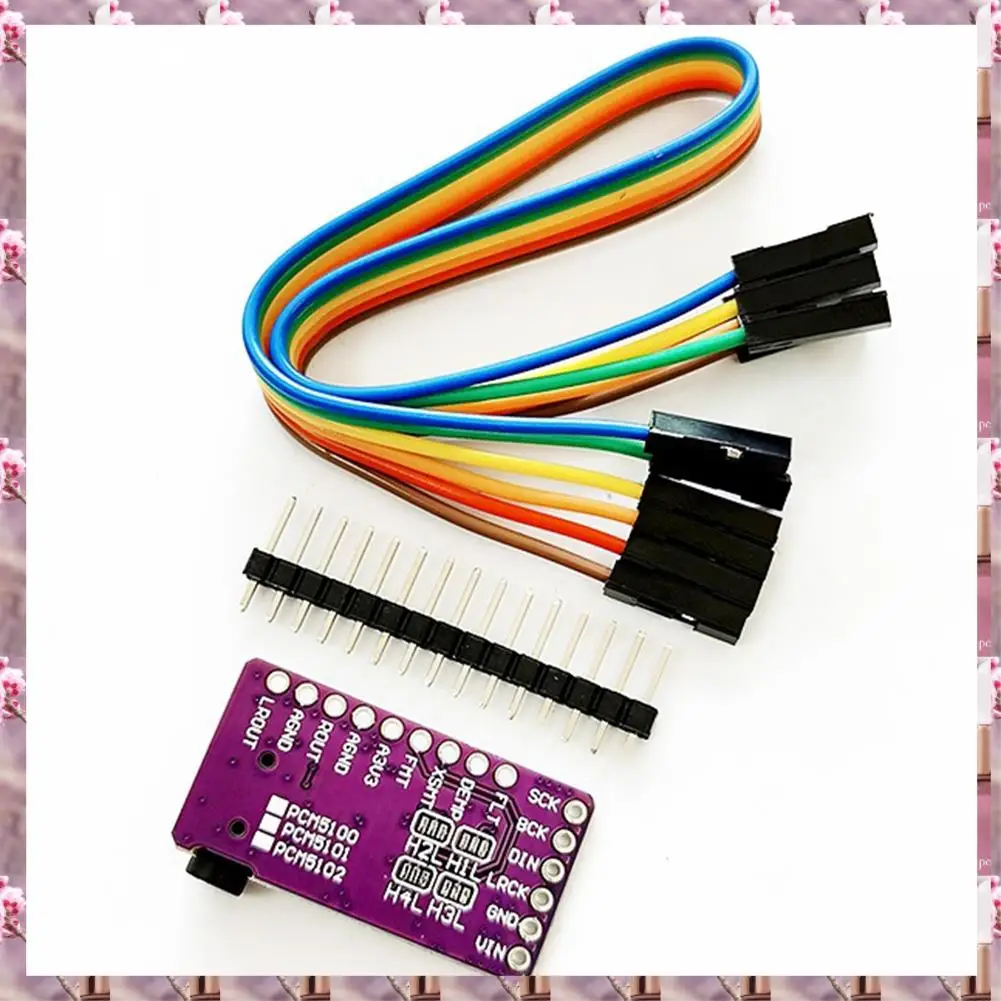 Decodificador DAC 2025 I2S PCM5102A GY-PCM5102, módulo de reproductor I2S para placa de formato Raspberry Pi PHAT, placa de Audio Digital PCM5102, PC I2S