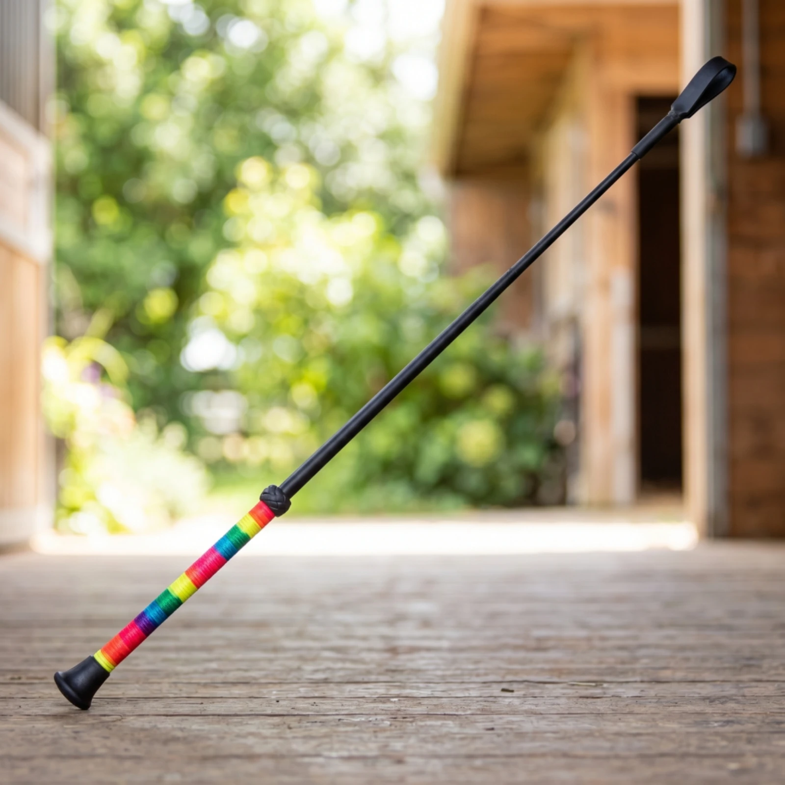 Riding Crop with Wrapped Grip Slim Equestrian Riding Crop Horse Whip Easy to Handle Lightweight for Equestrians, Stables