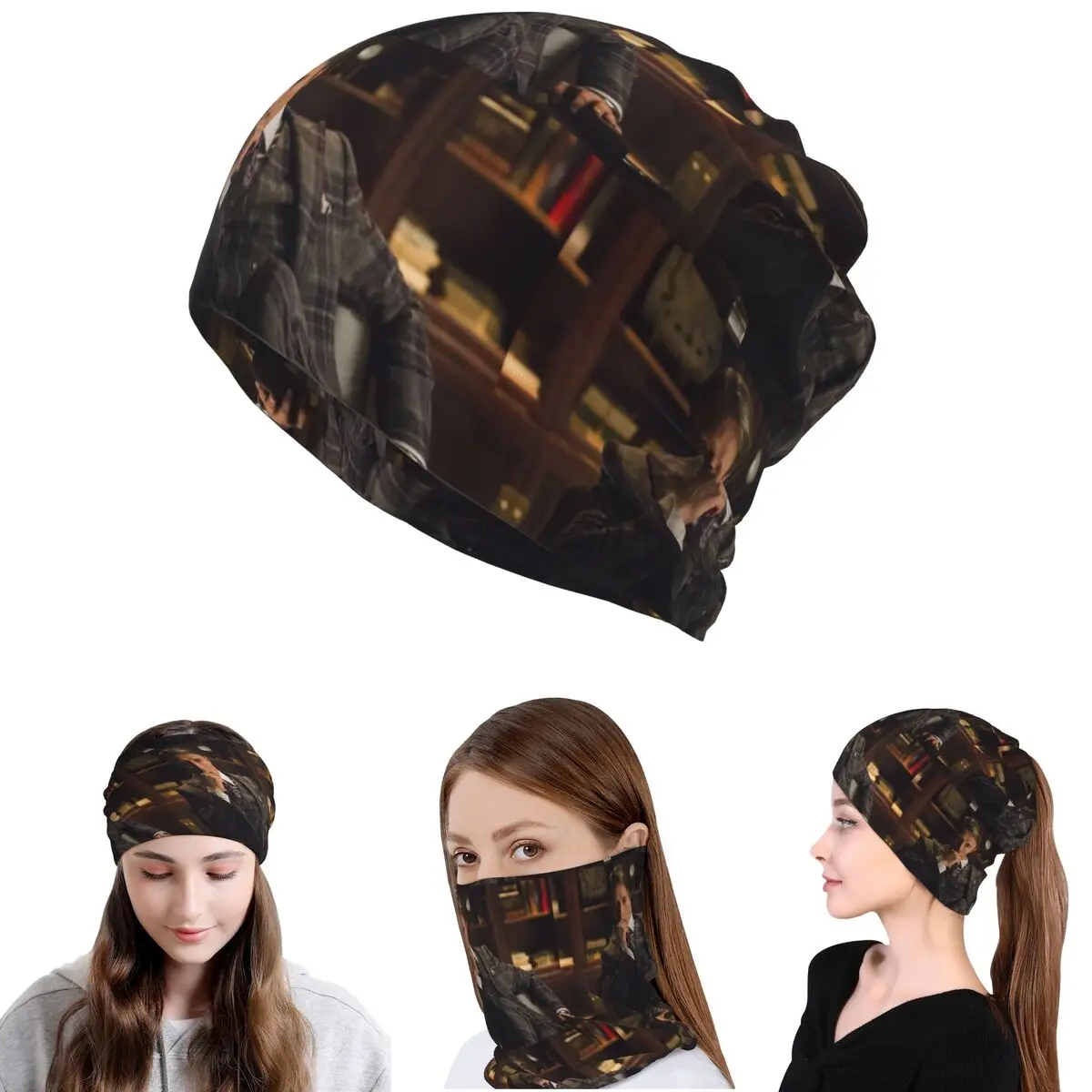 

Бандана-шарф Mads Mikkelsen Hannibal Lecter (Hannibal TV) – теплый головной убор, шапка-бини, унисекс, для взрослых, зимний