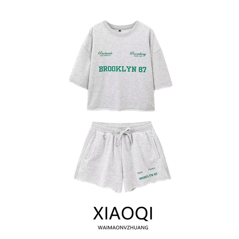 Fall 2024 New Women's Comfortable Long Sve round Ne Sweatirt orts Set Printed Velvet Fabric Faionable Casual Sport...