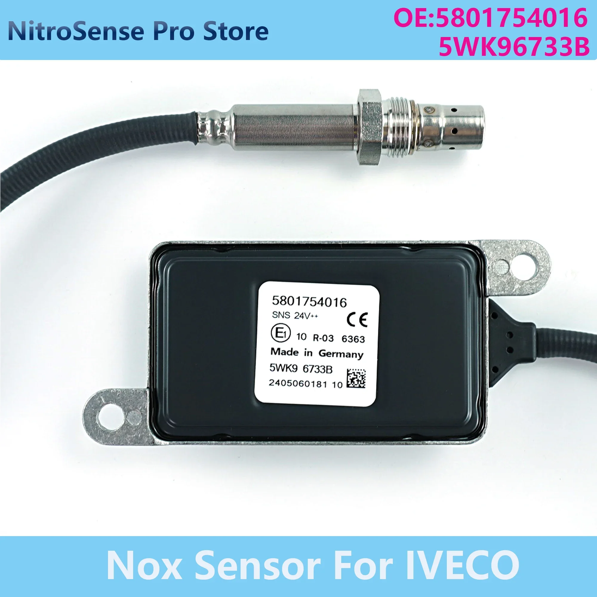 

5801754016 5WK96733B 5WK9 6733B Nitrogen Oxide Sensor For IVECO Truck 24V