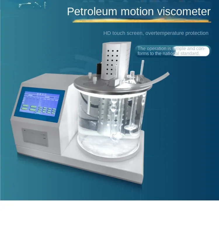 Petroleum kinematic viscosity tester detects asphalt oil, diesel viscometer, lubricating oil automatic determination analyzer