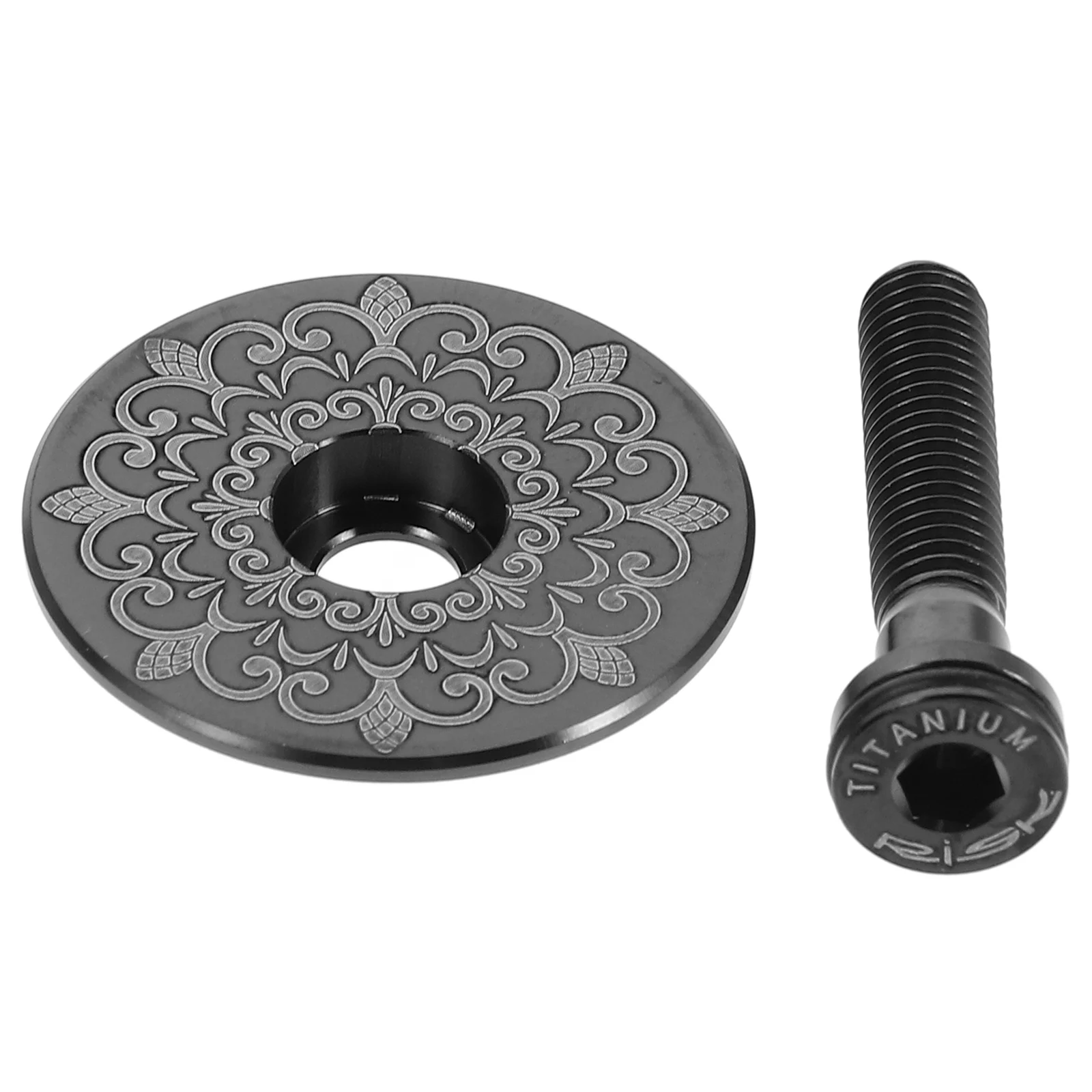 

1Set Bicycle Headset Top Cap Aluminum Alloy 28.6mm Front Fork Stem Cover Enhanced Stability Moisture Protection for Mountain