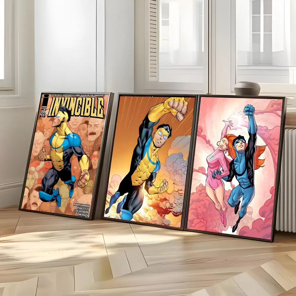 animation superhero I‑Invincible Poster Distinct Home Decor Concepts Chic Indoor Art Pieces
