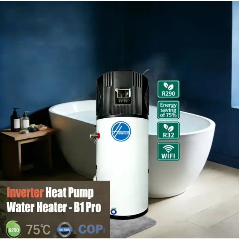 High Efficiency Electric Monoblock Air Source R290 Heat Pump 5kW Heating Capacity A+++ Energy Efficiency For Water