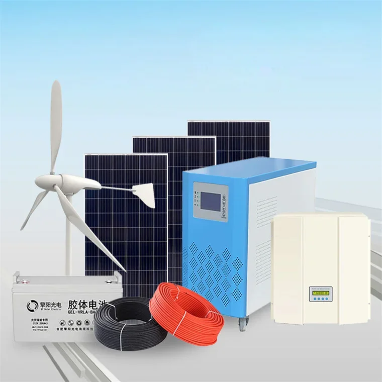 Home Use 200w 600w Wind And Solar Hybrid System Home Residential Wholesale Vertical Axies Wind Turbine