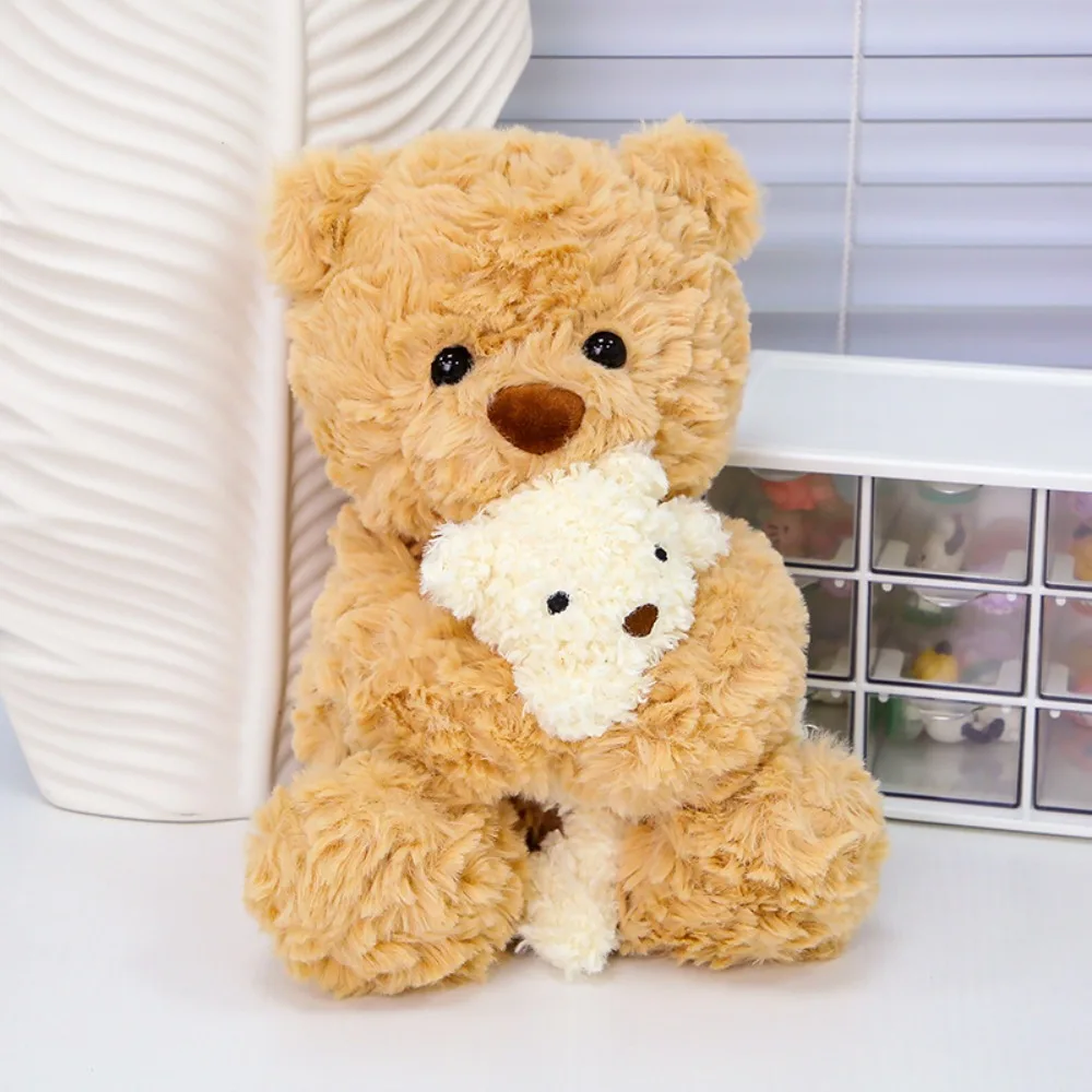 

Fluffy Rabbit Plush Toy Interactive Handmade Bunny Doll Stuffed Toy Cartoon Comfortable Parent Child Bear Stuffed Animals