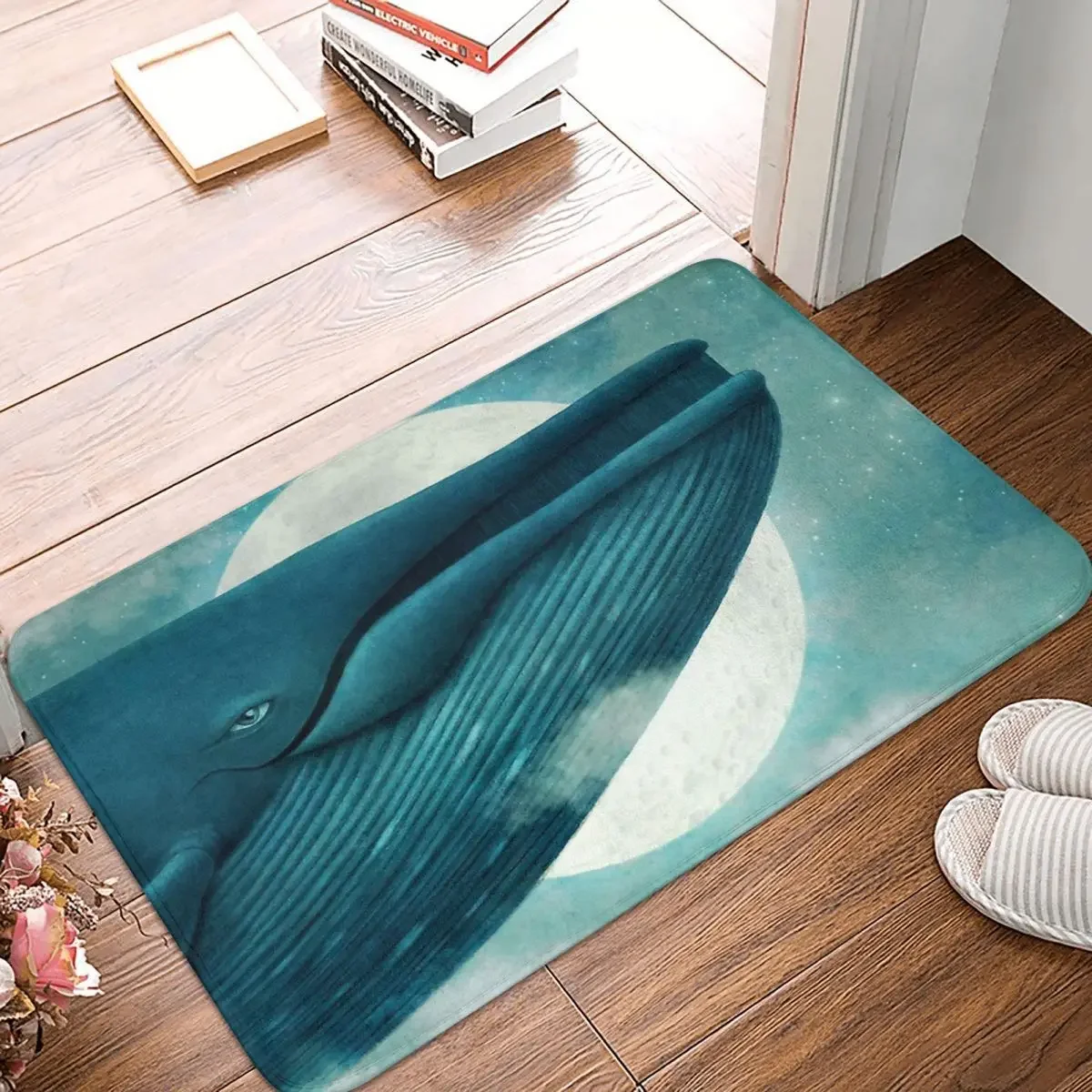 Anti-Slip Rug Doormat Living Room Mat Dream Of The Blue Whale Hallway Carpet Indoor Decor