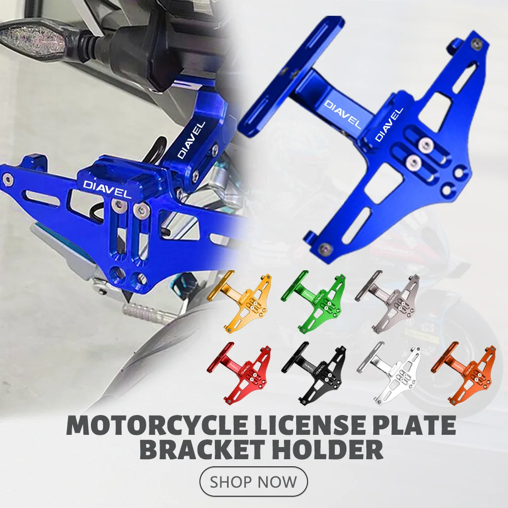 

Motorcycle Rear License Plate Number Holder and Turn Signal Lights For DUCATI MONSTER 620/696/796/821/1200 DIAVEL all years