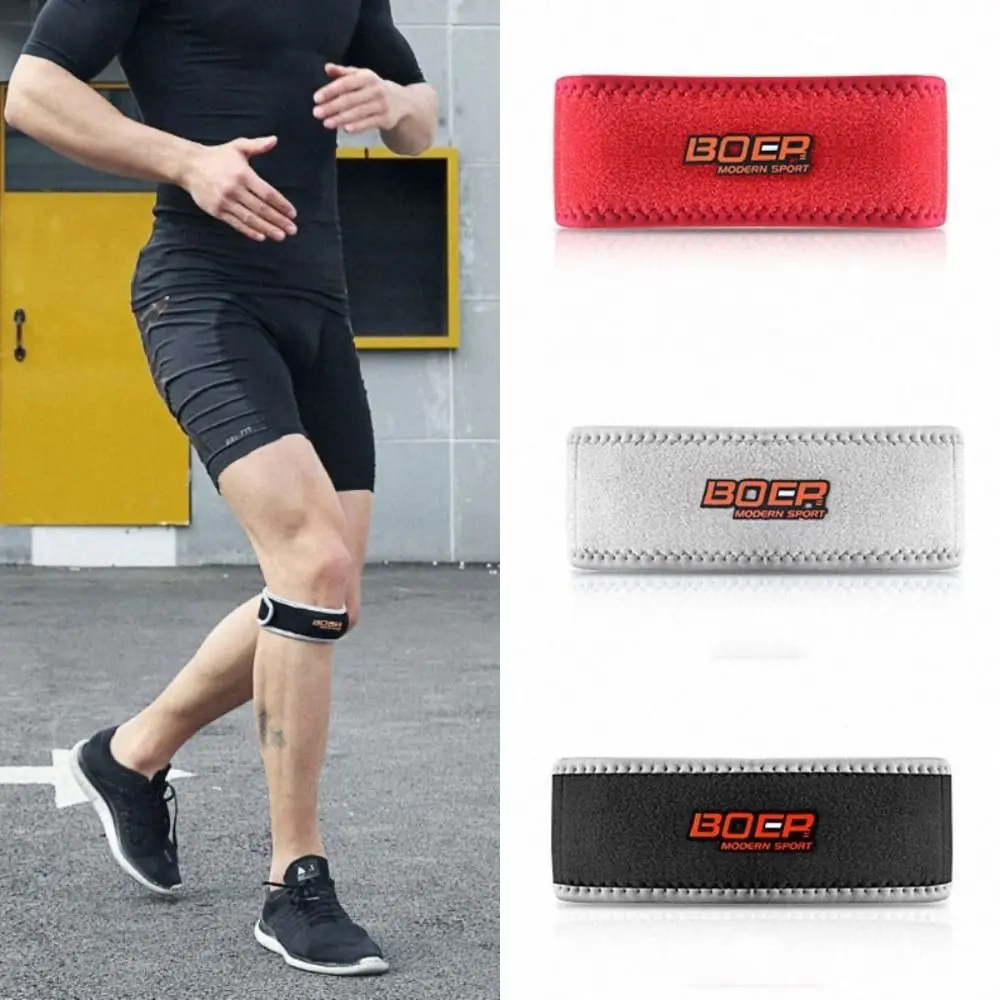 Adjustable Knee Braces Pads Shock Absorption Knee Tendon Protector Knee Support Strap Breathable Kneecap Band