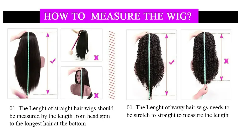 46 Inch 13x6 Lace Front Wigs Natural Human Hair 220 Density Straight HD