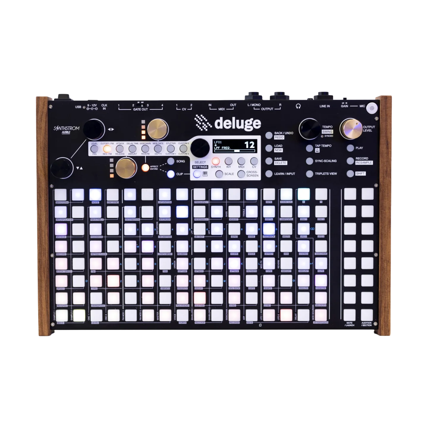 Synthstrom Deluge OLED CV MIDI sequencers, synthesizers, samplers, workstations