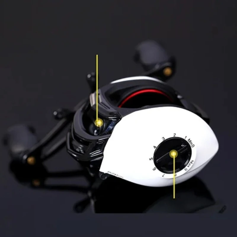 

210g 13+1BB far drop wheel magnetic brake system baitcasting 6:3:1 ratio pesca fishing casting reel