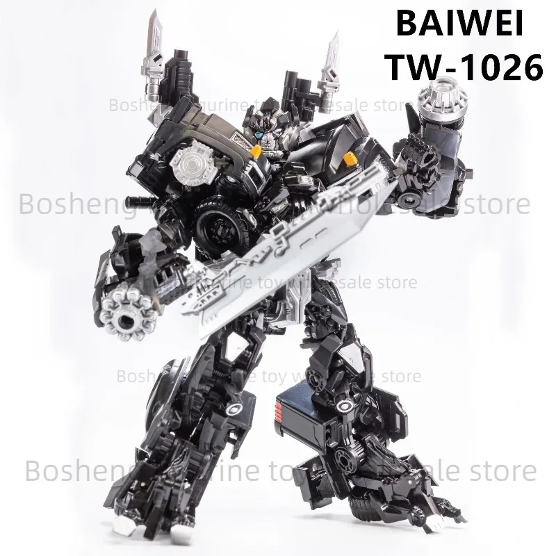 

[IN STOCK] BAIWEI Transformed Toys TW-1026 TW1026 Ironhide KO SS14 Weaponeer SS Movie Robot Action Figure