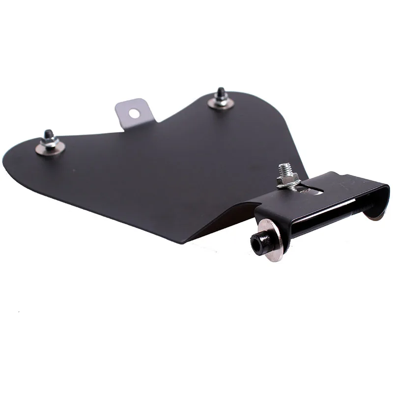 Motorcycle Black Solo Seat Baseplate Bracket Support Holder Mounting Kit Base Plate Brackets For Harley Sportster Bobber Honda