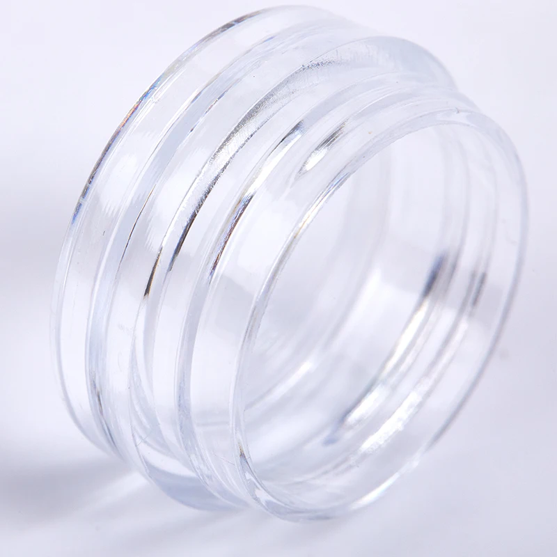 

50Pcs Clear Cream Jar Mini Cosmetic Bottles Containers Transparent Pot For Nail‘