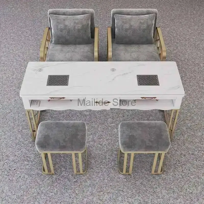 

Tables Iron For Wrought Commercial Nail Nordic Furniture Nail Station Light Luxury Upscale Multifunction Marble Manicure Tables