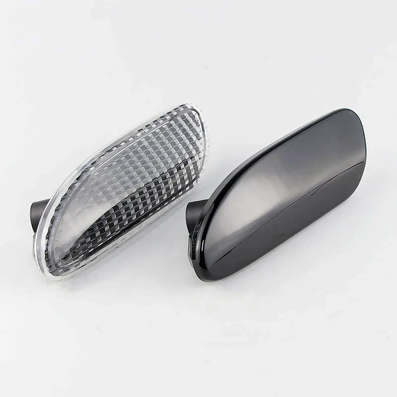 2PCS For Mercedes-Benz W203 C230 C240 C280 C32 C320 C350 C55 2001-2007 Side Marker Light Smoke Clear Lens NO Light OEM