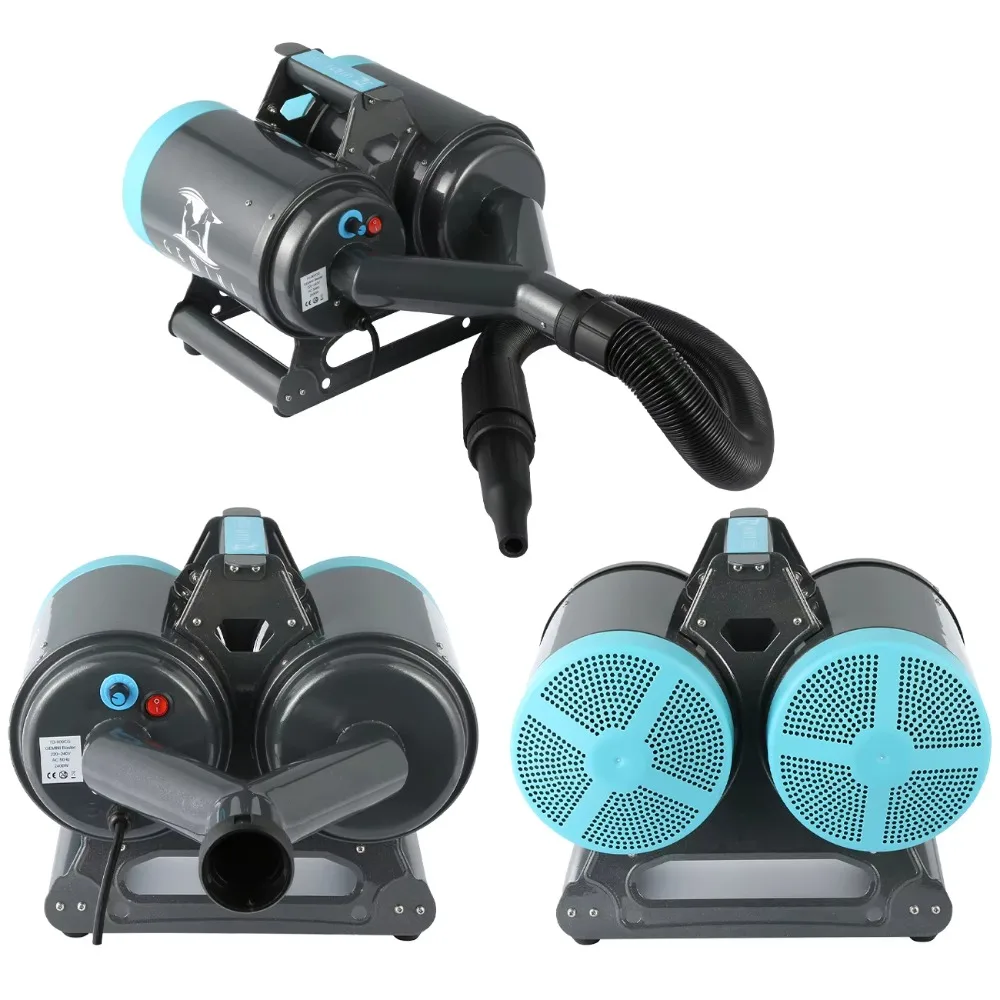 Pet large blowing force parallel double motor dryer manufacturer supply quality assurance pet beauty dryer