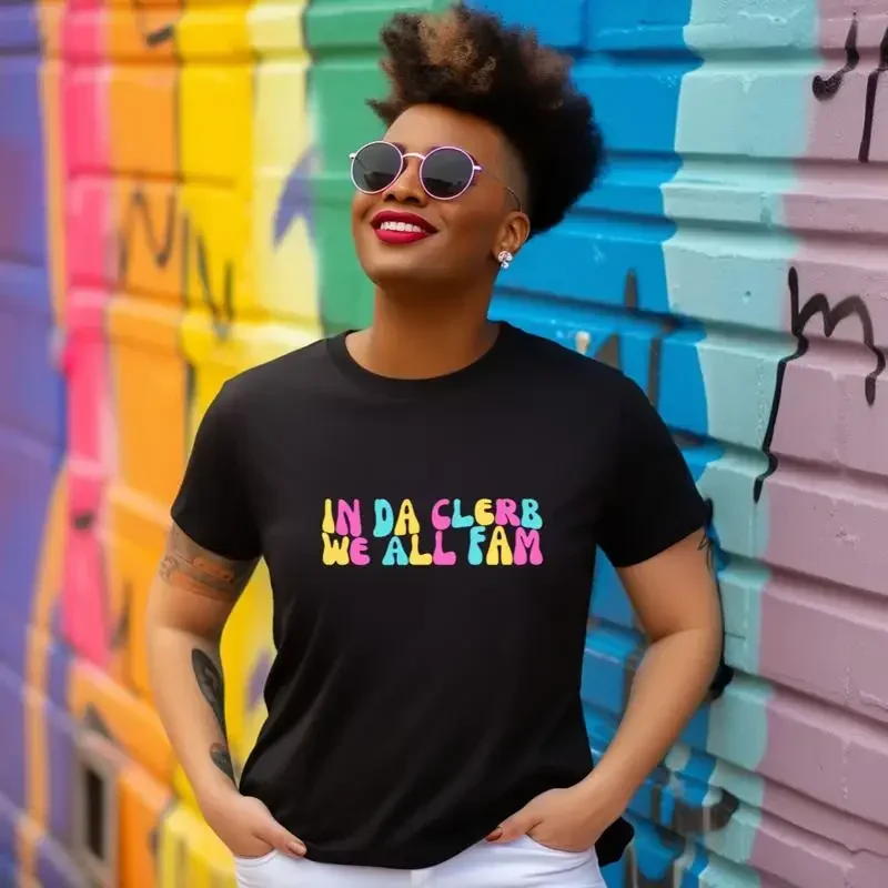 In Da Clerb We All Fam Broad City T Shirt S 3XL e