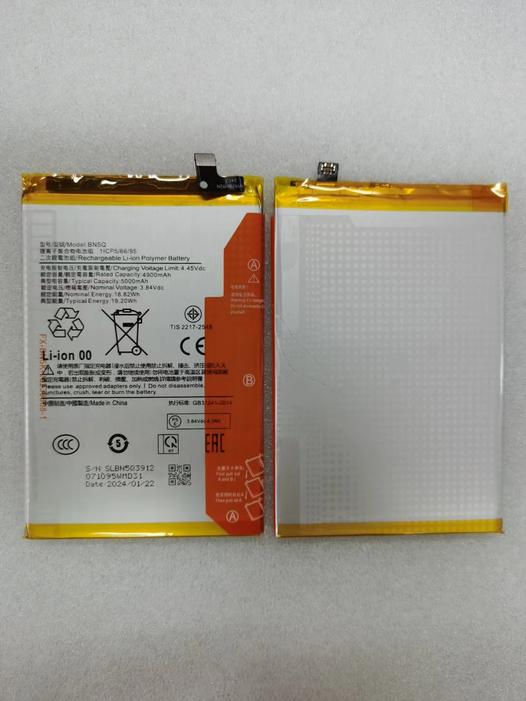 New Battery 5000mAh BN5Q Battery For Mi 13C Mobile Phone Batteries