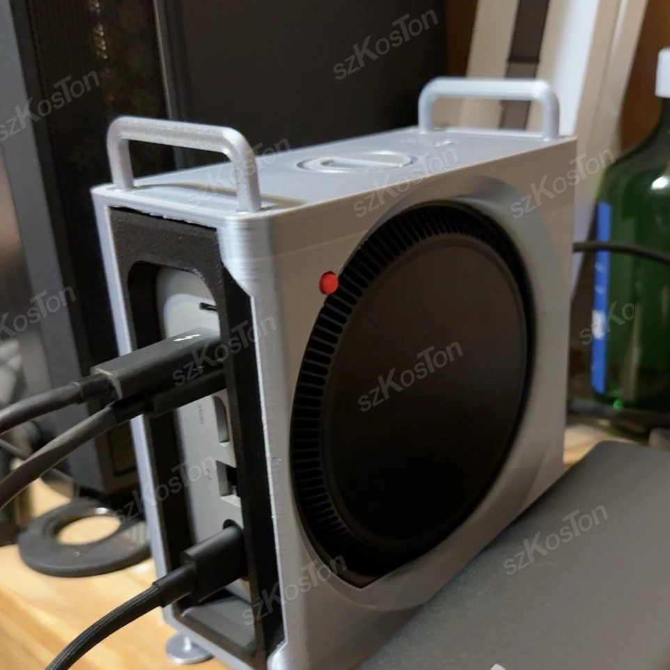 Vertical Stand Computer Case For 2024 Mac Mini M4 PC Protective Cover for Mac Mini M4 Pro 3D Printed Accessories