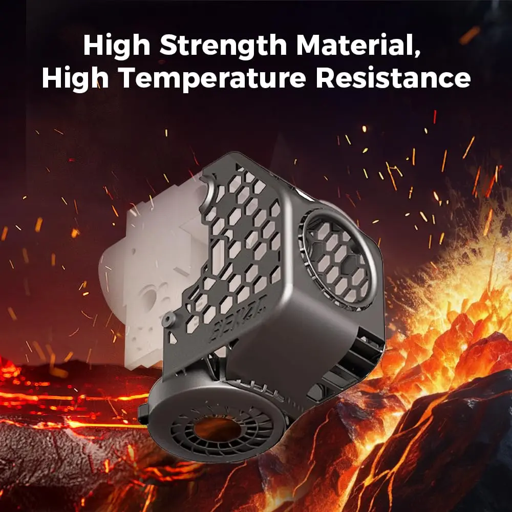 Fan Duct 360° Circular Cooling Flow Fan Duct for K1 Max/K1C/K1 SE Upgraded 3D Printer Accessories