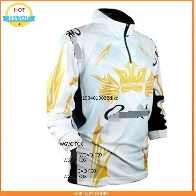 نمط جديد ملابس الصيد الرياضة العلامة التجارية في الهواء الطلق قمصان الصيد المهنية سريعة الجافة المضادة للأشعة فوق البنفسجية ملابس الصيد #1