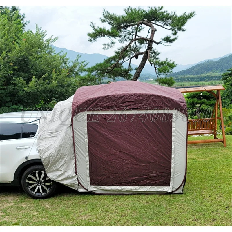 Portable Foldable Connectable Tailgate Canopy, Car Rear Tent, Suv Van Awning Tent for Camping