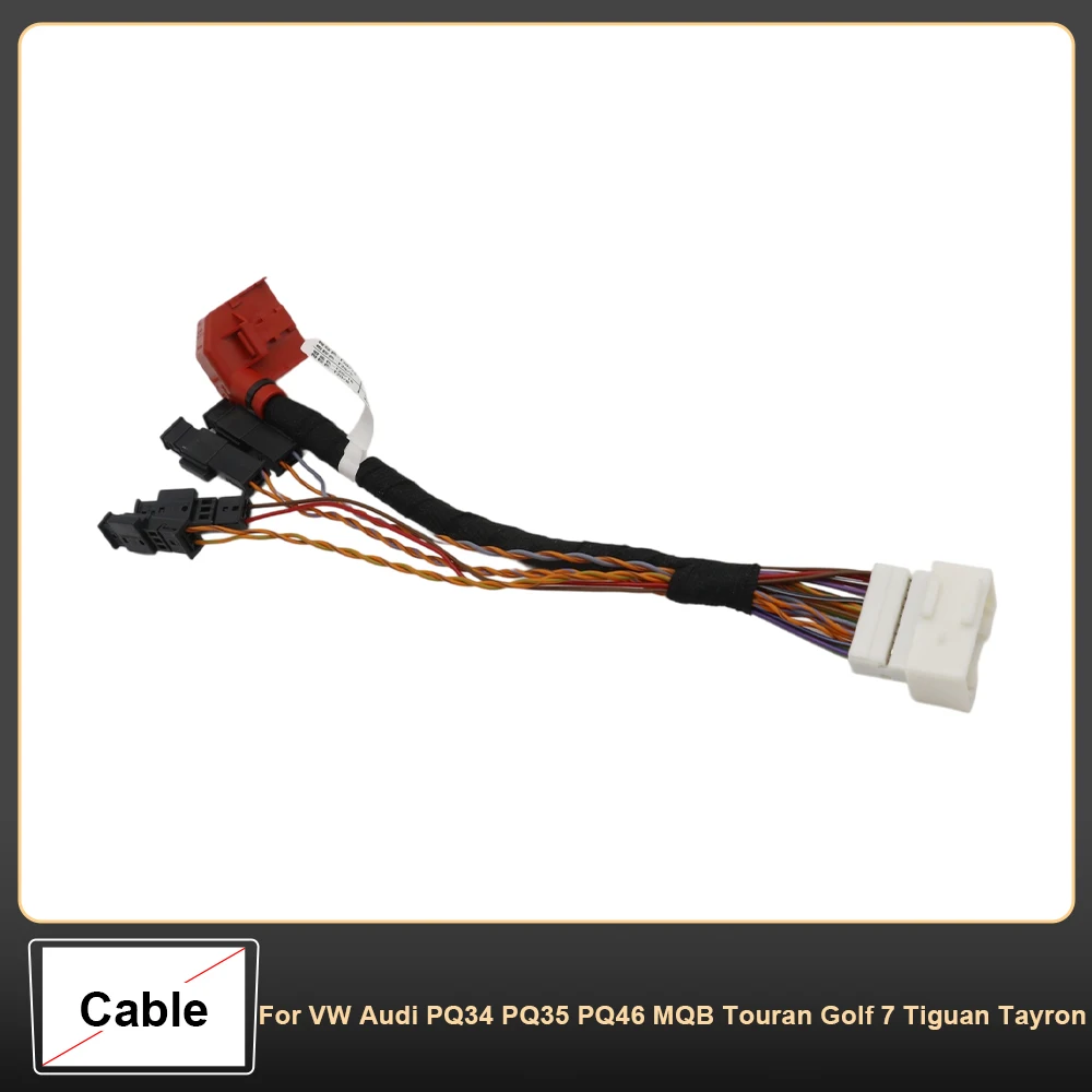 Canbus Gateway Extension Adapter Cable Car Stereo Wiring Connector For VW Audi PQ34 PQ35 PQ46 MQB Touran Golf 7 Tiguan Tayron