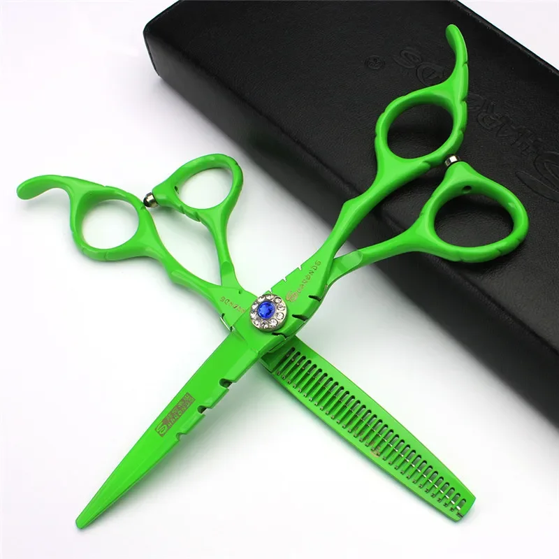 

SHARONDS Hairdressing Scissors Barber Professional 6 Inch Bird Scissors Hair Salon Cutting Scissors Set Tool Non-slip Shears