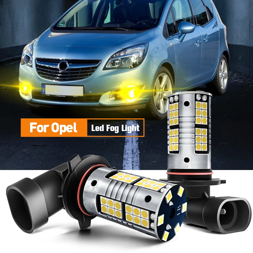 

2pcs LED Fog Light Blub Lamp H10 9145 Canbus Error Free For Opel Corsa E Insignia A Meriva B 2010-2017