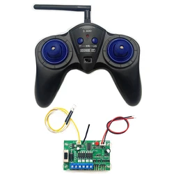 2.4GHz RC Remote Controller Kit 8 Channel Wireless Controlling 100M with Proportional Speed Regulation for DIY Car Tank Model
