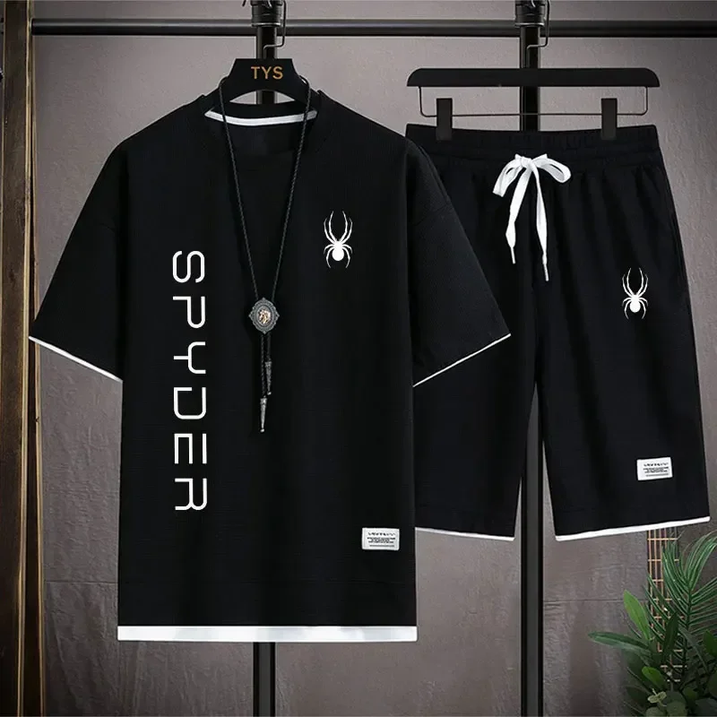 Korean men's sports economy suit, casual wear, jogging suit casual men's leisure sports suit