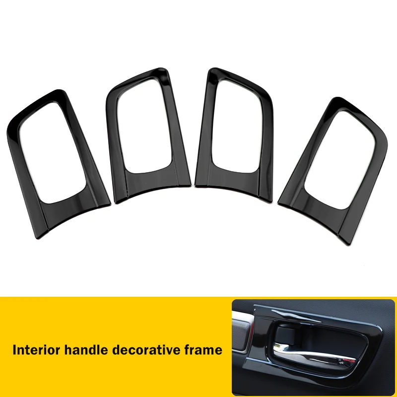 

For Renault Koleos 2016-2019 Interior Handle Frame Decorative Frame Stainless Steel material Car Acessories QM5 QM6 MK1 MK2