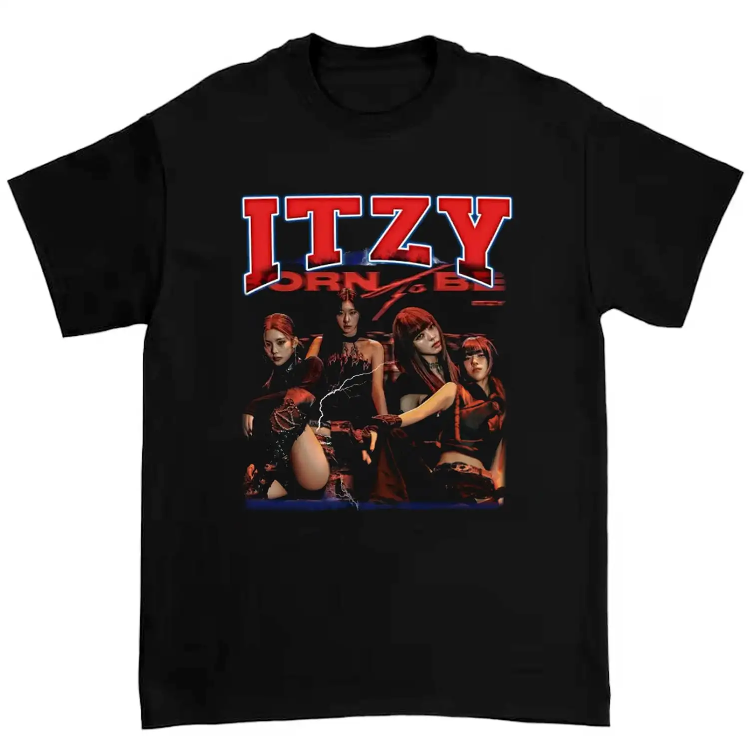 Itzy Born to Be Bootleg T Shirt Retro Untouchable unisex sweaT