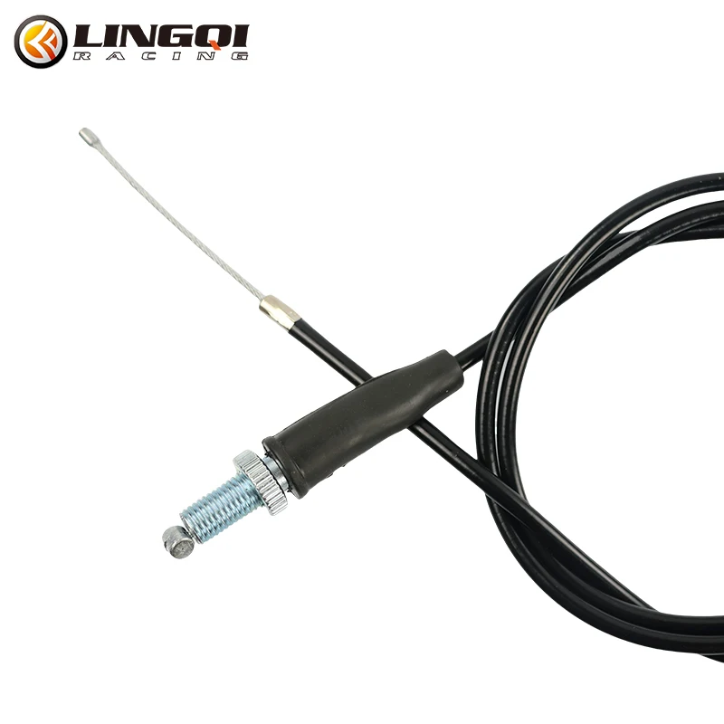 LINGQI RACING Straight Head Gas Throttle  Valve Control Cable Motorcycle Universal Accelerator For Dirt Pit Bike Off-Road