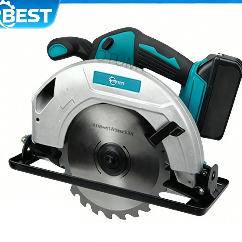 7-Inch Brushless Lithium-Ion Circular Saw High-Power Cordless Handheld Cutting Machine for Woodworking