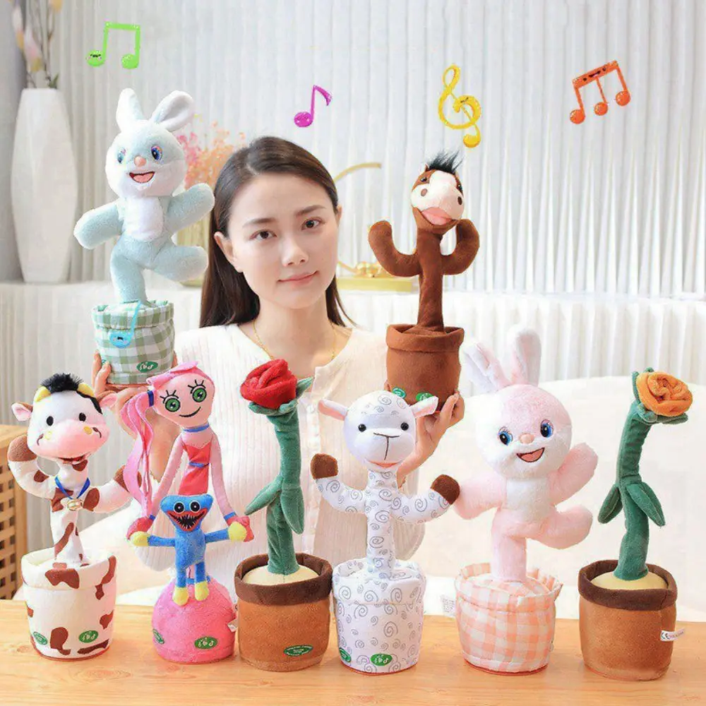 Singing Electronic Shake Dancing Toy Learning To Speak Recording Dancing Repeat Talking Plush Toys Plush Creative