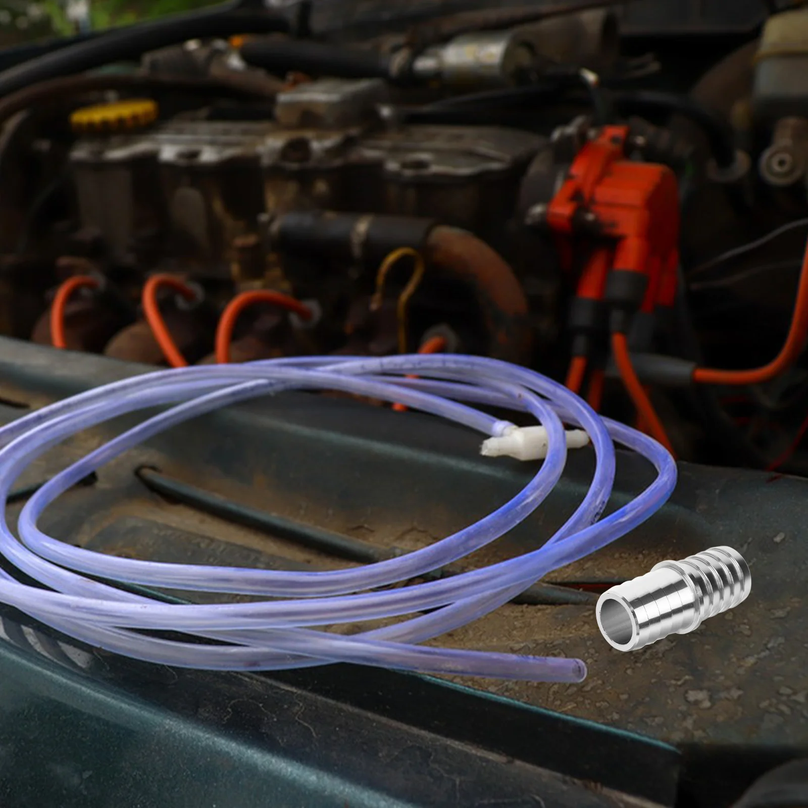 

Radiator Hose Barb Connector Aluminum Automotive Coolant Pipe Adapter For Car Steam Tube Coupler Hose Barb Adapter