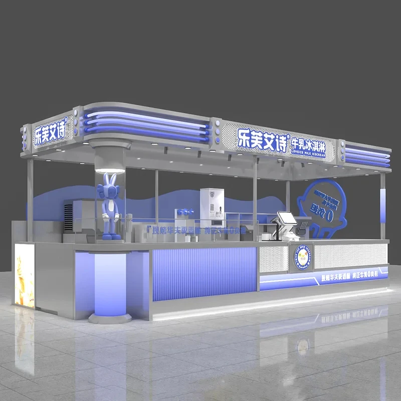 custom.Customized Double-sided Light Duty Metallic Commercial Display Cabinet Bakery Prod